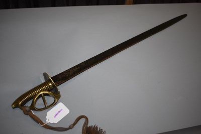Lot 36 - AN EXTREMELY RARE TRAFALGAR PERIOD FRENCH NAVAL BOARDING CUTLASS
