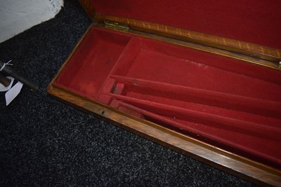 Lot 524 - A SCARCE GUN CASE FOR A WINCHESTER (?) RIFLE