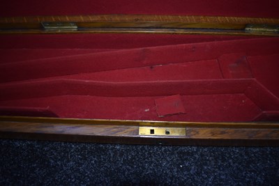Lot 524 - A SCARCE GUN CASE FOR A WINCHESTER (?) RIFLE
