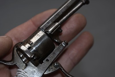 Lot 815 - A SMALL 4MM SIX-SHOT PINFIRE REVOLVER