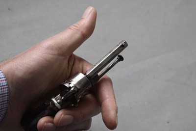 Lot 815 - A SMALL 4MM SIX-SHOT PINFIRE REVOLVER