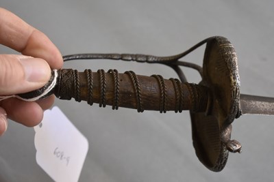 Lot 335 - AN ENGLISH CIVIL WAR PERIOD INFANTRY OFFICER'S SWORD