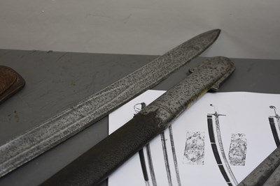 Lot 641 - OF INDIAN ARMY INTEREST - THE SWORDS OF GENERAL SIR FREDERICK CAMPBELL KCB DSO DL