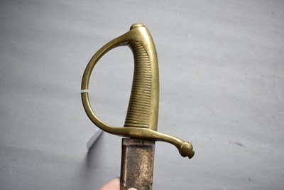 Lot 266 - A CRIMEAN WAR PERIOD RUSSIAN M1818 INFANTRMAN'S BRIQUET SHORT SWORD