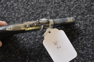 Lot 636 - A 56-BORE PERCUSSION TURNOVER POCKET PISTOL