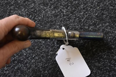 Lot 636 - A 56-BORE PERCUSSION TURNOVER POCKET PISTOL