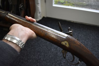 Lot 292 - A .700 CALIBRE CONTINENTAL FLINTLOCK CARBINE