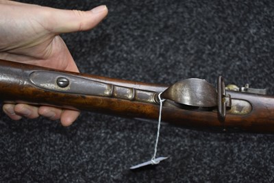 Lot 292 - A .700 CALIBRE CONTINENTAL FLINTLOCK CARBINE