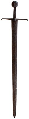 Lot 618 - AN EARLY 15TH CENTURY SWORD OF OAKESHOTT TYPE XV/XVI