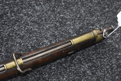 Lot 269 - A VERY RARE .730 CALIBRE PERCUSSION EAST INDIA COMPANY PUNJAB MOUNTED POLICE CARBINE