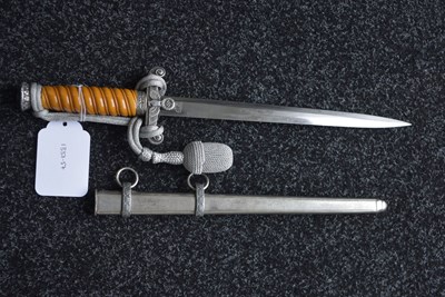 Lot 57 - A THIRD REICH ARMY OFFICER'S DAGGER
