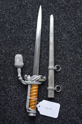 Lot 57 - A THIRD REICH ARMY OFFICER'S DAGGER