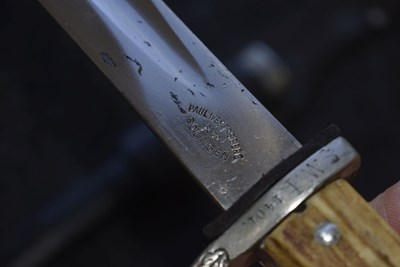 Lot 67 - A THIRD REICH POLICE DRESS BAYONET