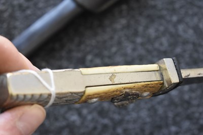 Lot 67 - A THIRD REICH POLICE DRESS BAYONET