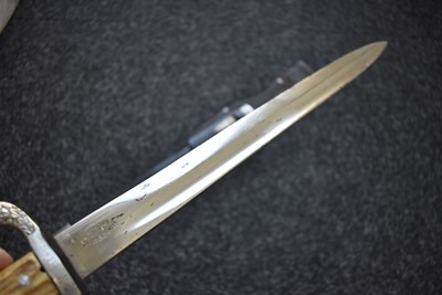 Lot 67 - A THIRD REICH POLICE DRESS BAYONET