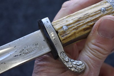 Lot 67 - A THIRD REICH POLICE DRESS BAYONET