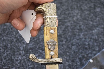 Lot 67 - A THIRD REICH POLICE DRESS BAYONET