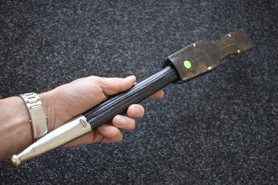 Lot 67 - A THIRD REICH POLICE DRESS BAYONET