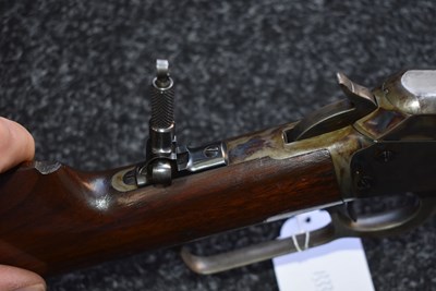 Lot 97 - A GOOD .32-40 OBSOLETE CALIBRE MARLIN MODEL 1893 LEVER-ACTION TAKE-DOWN SAFETY RIFLE