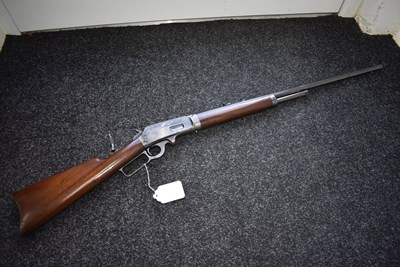 Lot 97 - A GOOD .32-40 OBSOLETE CALIBRE MARLIN MODEL 1893 LEVER-ACTION TAKE-DOWN SAFETY RIFLE