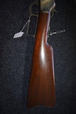 Lot 97 - A GOOD .32-40 OBSOLETE CALIBRE MARLIN MODEL 1893 LEVER-ACTION TAKE-DOWN SAFETY RIFLE