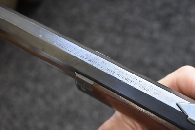 Lot 97 - A GOOD .32-40 OBSOLETE CALIBRE MARLIN MODEL 1893 LEVER-ACTION TAKE-DOWN SAFETY RIFLE