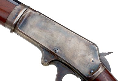 Lot 97 - A GOOD .32-40 OBSOLETE CALIBRE MARLIN MODEL 1893 LEVER-ACTION TAKE-DOWN SAFETY RIFLE