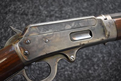 Lot 97 - A GOOD .32-40 OBSOLETE CALIBRE MARLIN MODEL 1893 LEVER-ACTION TAKE-DOWN SAFETY RIFLE