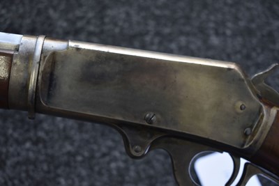 Lot 97 - A GOOD .32-40 OBSOLETE CALIBRE MARLIN MODEL 1893 LEVER-ACTION TAKE-DOWN SAFETY RIFLE