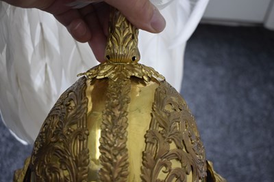 Lot 613 - A GOOD SCARCE GENTLEMAN AT ARMS HELMET