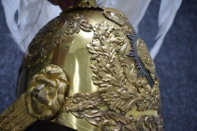 Lot 613 - A GOOD SCARCE GENTLEMAN AT ARMS HELMET
