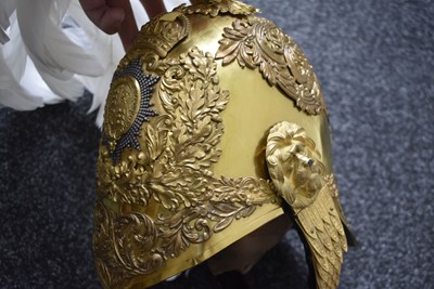 Lot 613 - A GOOD SCARCE GENTLEMAN AT ARMS HELMET