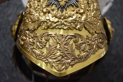 Lot 613 - A GOOD SCARCE GENTLEMAN AT ARMS HELMET