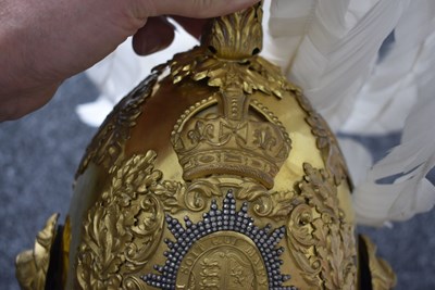 Lot 613 - A GOOD SCARCE GENTLEMAN AT ARMS HELMET
