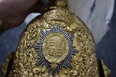 Lot 613 - A GOOD SCARCE GENTLEMAN AT ARMS HELMET