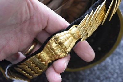 Lot 613 - A GOOD SCARCE GENTLEMAN AT ARMS HELMET