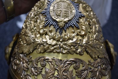 Lot 613 - A GOOD SCARCE GENTLEMAN AT ARMS HELMET