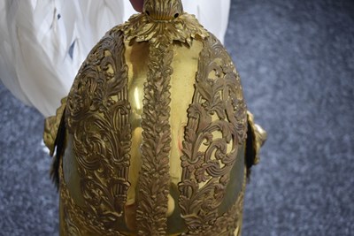 Lot 613 - A GOOD SCARCE GENTLEMAN AT ARMS HELMET