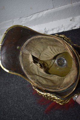 Lot 612 - A VICTORIAN ROYAL HORSE GUARDS OFFICER'S HELMET