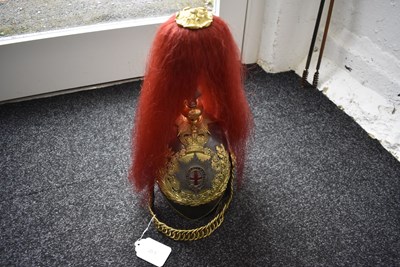 Lot 612 - A VICTORIAN ROYAL HORSE GUARDS OFFICER'S HELMET