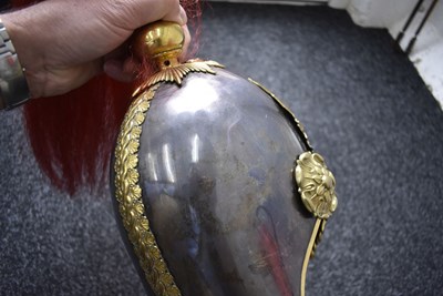 Lot 612 - A VICTORIAN ROYAL HORSE GUARDS OFFICER'S HELMET