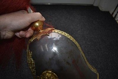 Lot 612 - A VICTORIAN ROYAL HORSE GUARDS OFFICER'S HELMET