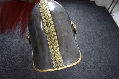 Lot 612 - A VICTORIAN ROYAL HORSE GUARDS OFFICER'S HELMET