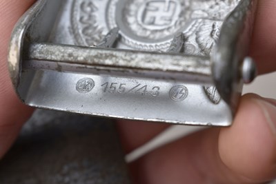 Lot 847 - A THIRD REICH SS BELT AND BUCKLE