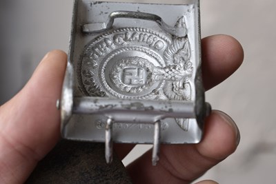 Lot 847 - A THIRD REICH SS BELT AND BUCKLE