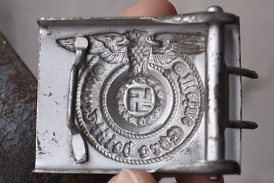 Lot 847 - A THIRD REICH SS BELT AND BUCKLE
