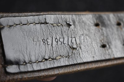 Lot 847 - A THIRD REICH SS BELT AND BUCKLE
