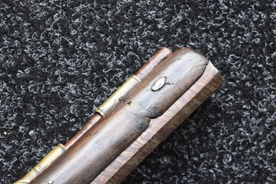 Lot 319 - A .650 CALIBRE FLINTLOCK OFFICER’S PISTOL BY TOMLINSON