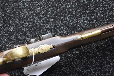 Lot 319 - A .650 CALIBRE FLINTLOCK OFFICER’S PISTOL BY TOMLINSON