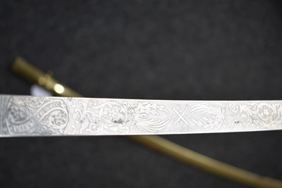 Lot 168 - OF INDIAN ARMY INTEREST - THE 1831 PATTERN GENERAL OFFICER'S MAMELUKE TO LIEUTENANT GENERAL FAULKNOR